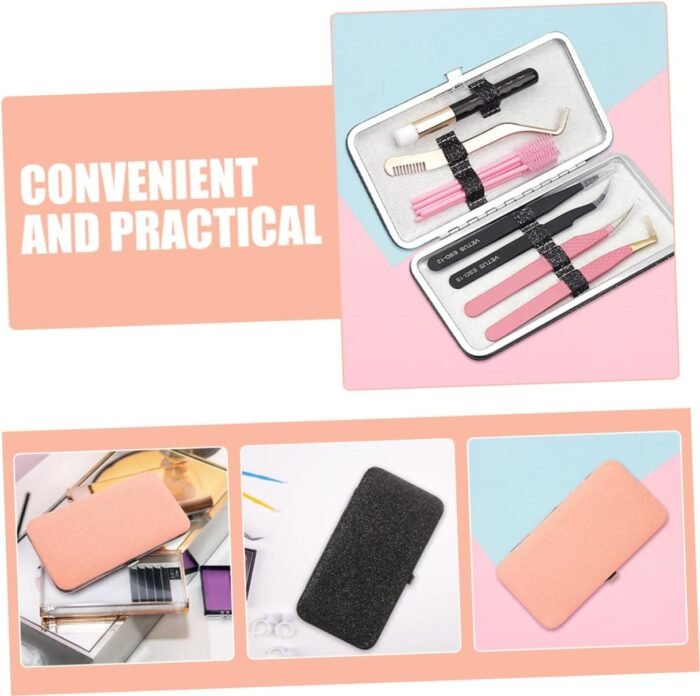 2pcs Eyelash Tweezer Holder Case Portable Storage Bag for Tweezers Tools Stylish... - Image 10