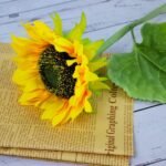Artificial Sunflowers Arrangement Bouquet Bride Holding Flowers 6 PCS Home and W... - Image 6