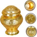 Alloy Small Offering Bottle Decorative Gemstone Storage Bottle for Supplies Uniq... - Image 3