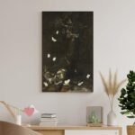 ZMLLCJF Otto Marseus Van Schrieck,Serpents And Insects Canvas Wall Art Print Pos... - Image 9