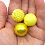 Colorful Rhinestone Beads Round Spacer Beads for Jewelry Bracelet Necklace Pen B... - Image 3