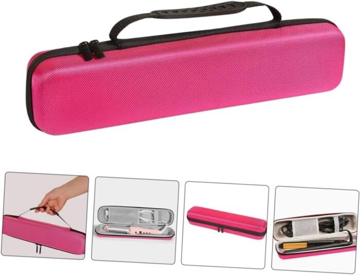 Portable Hard Case for Hair Tools Heat Resistant Storage Bag for Curling Irons S... - Image 10