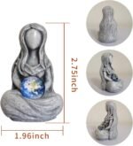 Gaia Statue Mother Earth, Holding The Earth Goddess Statue, Goddess Abstract Art... - Image 3