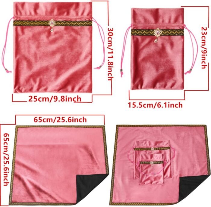Tarot Cards Divination Altar Cloth Witch Decor - Witchy Gifts，Fortune Teller's R... - Image 3