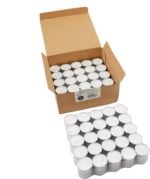 Stonebriar 100 Pack Unscented 8 Hour Extended Burn Time Tea Light Candles, White... - Image 6