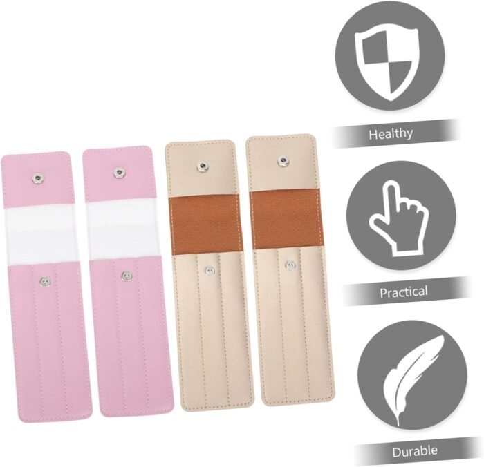 4Pcs Face Beauty Tool Storage Bags Durable Makeup Tweezers Covers Compact Access... - Image 7