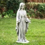 glitzhome GH50521 Blessed Mother Virgin Mary Religious Garden Decor Statue, 31 I... - Image 4