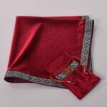 BLESSUME Witch Altar Tarot Table Cloth and Pouch Square Divination Tarot Cloth (... - Image 4