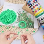 Green Pony Beads - Bulk 6x9mm Large Hole Plastic Beads for Jewelry Making - 1000... - Image 5