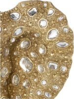 Deco 79 Resin Elephant Decorative Sculpture Beaded Home Decor Statue with Rhines... - Image 6