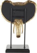 Deco 79 Resin Elephant Decorative Sculpture Beaded Home Decor Statue with Rhines... - Image 7