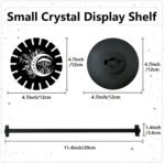 CRASPIRE Mushroom Moon Phase Crystal Pendulum Shelf Pendant Display Holder Stand... - Image 3