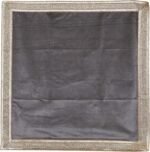 Indian Consigners Silver Velvet Cloth with Golden Shinny Border, Aasan, Alter, A... - Image 4