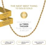 Rope Chain for Women 14K Gold Adjustable Chain Italian Craftsmanship Stackable N... - Image 7