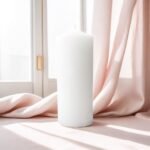 White Pillar Candle Set - 2 Unscented Decorative,Parties, Large Candles, White C... - Image 6