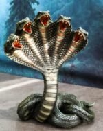 Ebros Gift Hindu Primordial Being Ferocious Multi Headed Shesha Snake Serpentine... - Image 6