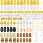 133 PCS Hair Jewelry for Braids Locs Dreadlock Accessories Hair Decoration Hair ... - Image 3