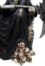 Ebros Gift Black Holy Death Grim Reaper Sitting On Skeleton Throne Figurine 10.5... - Image 5