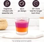Glade 1-Wick Scented Candle Jar, 2in1 Hawaiian Breeze & Vanilla Passion Fruit, A... - Image 4
