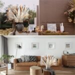 Pampas Grass Decor |Dried Eucalyptus Bouquet pompas Grass Boho Dried Floral Arra... - Image 5