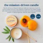 Paraffin-Free Scented Candle, Clean Burning Non-Toxic Tin Candles, Apricot Olive... - Image 3