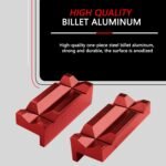 4" Vise Jaw Pads Magnetic Aluminum Vise Jaw Caps Reversible Pipe Vise An Fitting... - Image 3