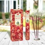 HEM Precious Rose Incense Sticks Pack Of 120 Count | Natural, Pure House & Flowe... - Image 3