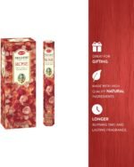 HEM Precious Rose Incense Sticks Pack Of 120 Count | Natural, Pure House & Flowe... - Image 4