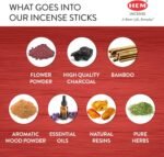 HEM Precious Rose Incense Sticks Pack Of 120 Count | Natural, Pure House & Flowe... - Image 5