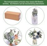 CEWOR Fake Flowers in Vase, Artificial Flowers Arrangement in Vase, Fake Floral ... - Image 3