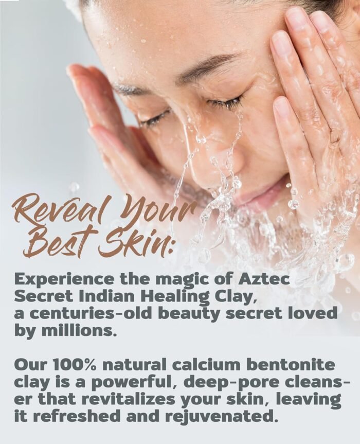 Aztec Secret – Indian Healing Clay 2 lb – Deep Pore Cleansing Facial & Body Mask... - Image 4