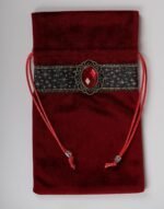 Altar Tarot Table Cloth - 25.6 x 25.6 Inch - Divination Wicca Velvet with Tarot ... - Image 5