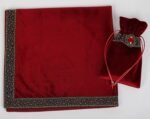Altar Tarot Table Cloth - 25.6 x 25.6 Inch - Divination Wicca Velvet with Tarot ... - Image 7