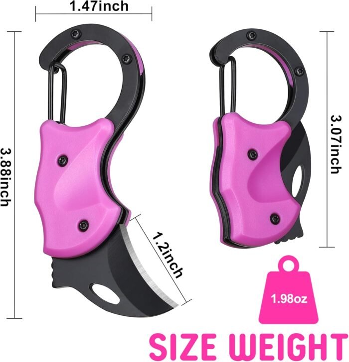 ZAVIT Womens Gifts for Mothers Day, Keychain with Box Cutter Pocket Knife, Chris... - Image 4