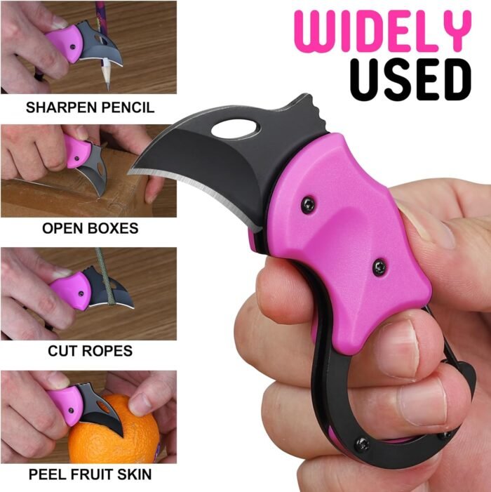 ZAVIT Womens Gifts for Mothers Day, Keychain with Box Cutter Pocket Knife, Chris... - Image 5