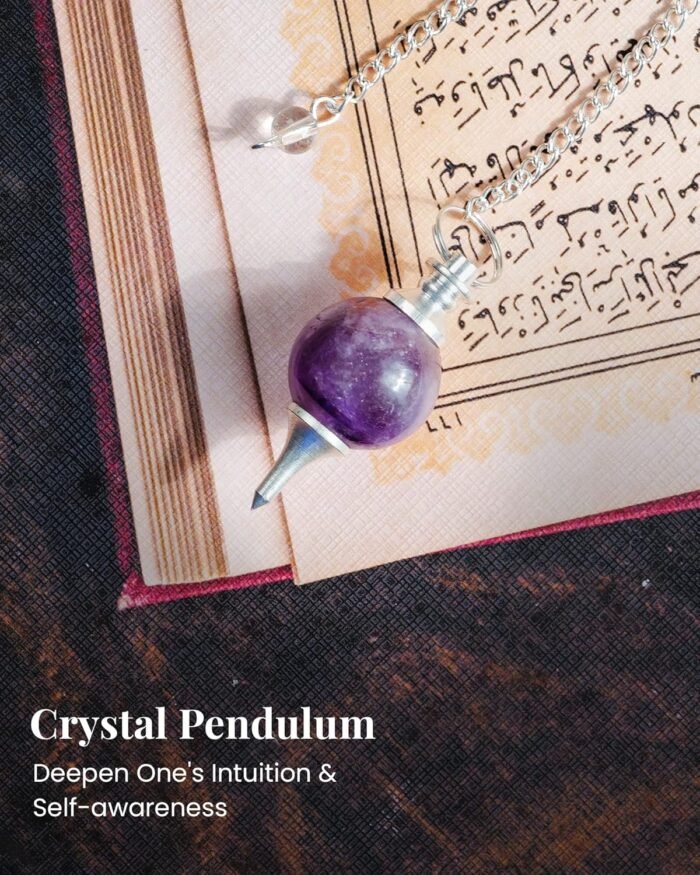 Amethyst Pendulum - Divination Tools - Crystal Pendulums - Healing Crystals and ... - Image 4