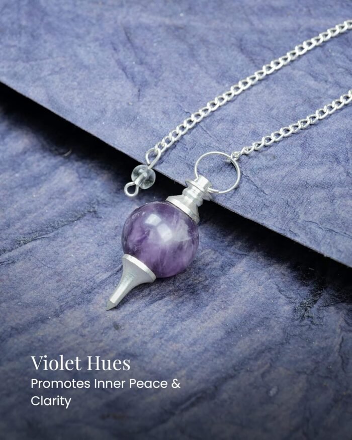 Amethyst Pendulum - Divination Tools - Crystal Pendulums - Healing Crystals and ... - Image 6