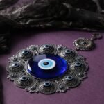 BCS X-Large Evil Eye Wall Decor 6.7'' Metal - Glass Turkish Greek Nazar Amulet G... - Image 4