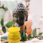 VOSAREA Ceramic Holy Water Bottle for Rituals - Meditation and Offerings - Elega... - Image 3