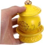 VOSAREA Ceramic Holy Water Bottle for Rituals - Meditation and Offerings - Elega... - Image 8