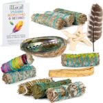 10 Sage Smudge Kit - Flower Sage, White Sage, Blue Sage, Yerba Santa, Cedar, Jun... - Image 6
