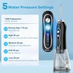 H2ofloss Water Dental Flosser Teeth Pick -Portable Oral Irrigator with 5 Modes, ... - Image 3