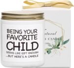 Being Your Favorite Child Candle, Mothers Day Gifts for Mom, Birthday Gifts for ... - Image 4