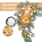 Wedding Arch Flowers with Drapes (Set of 3) Wedding Decor and Wedding Arch Drapi... - Image 3