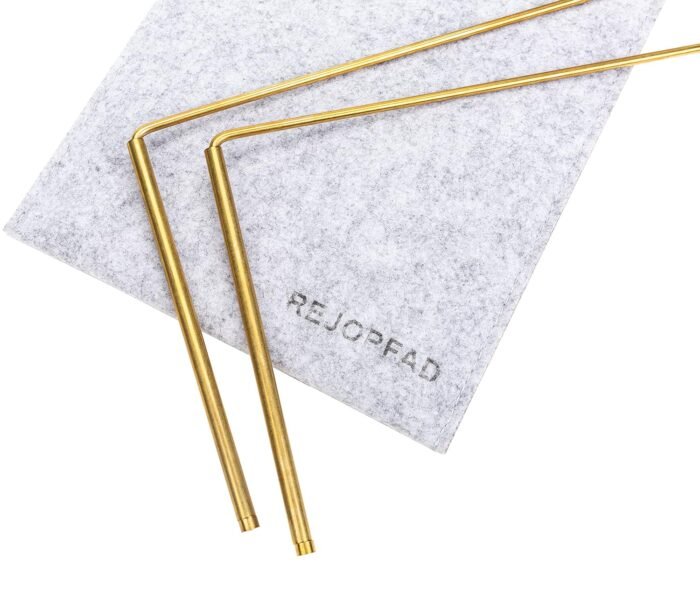 Dowsing Rods Copper -2PCS Copper Dousing Rods and Dowsing Pendulum with Bag - Gh... - Image 4