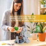 Elephant Statue for Garden Decor with LED Solar Lights,Elephant Gifts for Women,... - Image 6