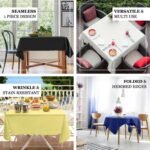 Efavormart 54x54 White Wholesale Linens Seamless Polyester Square Linen Tableclo... - Image 4