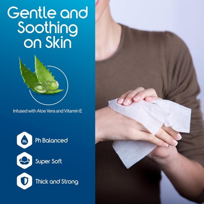 Inspire Adult Wet Wipes, Wash Cloths, Incontinence & Cleansing for Elderly Extra... - Image 4