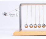 CERROPI Large Newtons Cradle Pendulum with 7 Balls, Physics Perpetual Motion Des... - Image 4