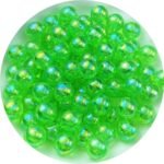 1800 PCS 4mm Acrylic Round Beads Clear AB Colors Bubble Spacer Beads Loose Craft... - Image 2